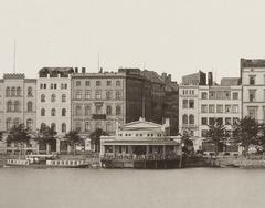 Historic view of the Alte Jungfernstieg in Hamburg from 1880