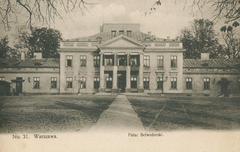 Belweder Palace in Warsaw in 1908