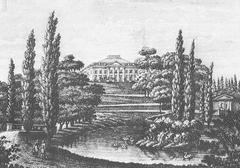 View of Belweder Palace from the Łazienki Park side