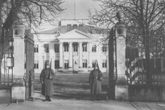 Belweder Palace in Warsaw during German occupation in World War II
