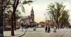 Hamburg Hauptbahnhof viewed from Kirchenallee east side