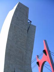 Guggenheim Museum Bilbao with La Salve Bridge in the background