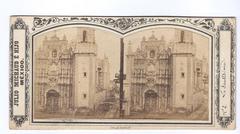 Historical image of La Santisima Church from circa 1860