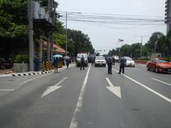 Demonstrations and protests against Enhanced Defense Cooperation Agreement and Visiting Forces Agreement on Roxas Boulevard, Ermita, Manila, January 27, 2016