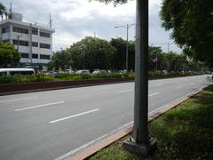 Roxas Boulevard in Malate Manila showing street corner with Harrison Avenue, Mabini Street, Pablo Ocampo Street and Adriatico Street