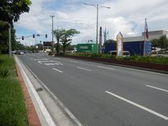 Roxas Boulevard in Malate, Manila showing street intersections and urban buildings including landmarks like Bangko Sentral ng Pilipinas and Metropolitan Museum of Manila