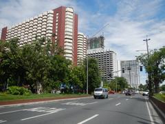 Roxas Boulevard with traffic and buildings in Malate Manila