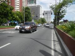 Roxas Boulevard in Malate, Manila showing busy intersection with streets Harrison Avenue, Mabini Street, Pablo Ocampo Street, and Adriatico Street