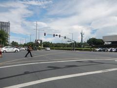 Roxas Boulevard intersection with Harrison Avenue, Mabini Street, Pablo Ocampo Street, and Adriatico Street in Malate, Manila