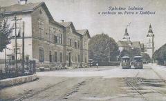 Postcard of General Hospital in Ljubljana