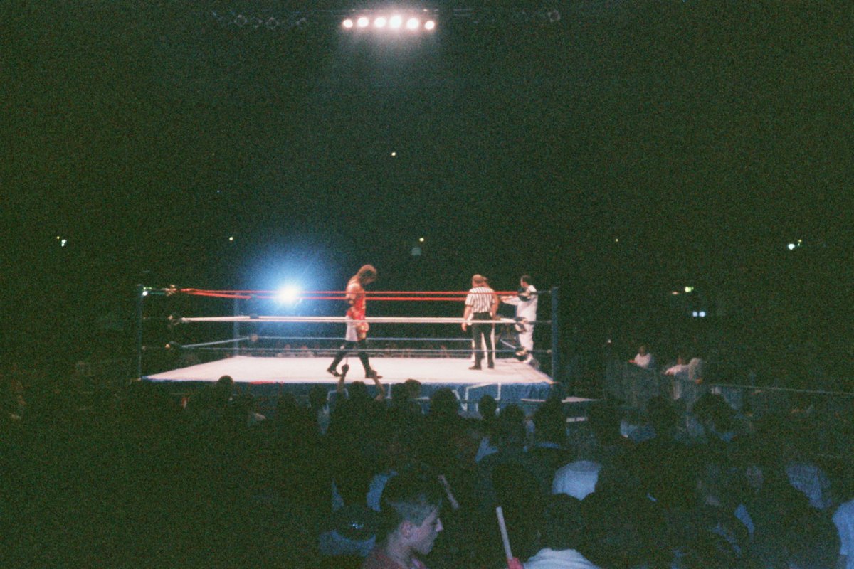 Sean Waltman performing as 1-2-3 Kid at WWF In High Gear Tour 95 in Stuttgart Schleyerhalle