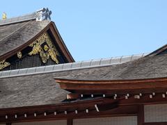 Nagoya Castle in Nagoya, Japan under clear blue sky