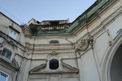 Courtyard of Palazzo Serra di Cassano in Montedidio, Naples