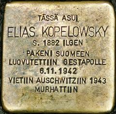 Stolperstein Dedicated To Elias Kopelowsky