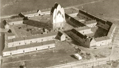 Grundtvig's Church construction site in Copenhagen 1926