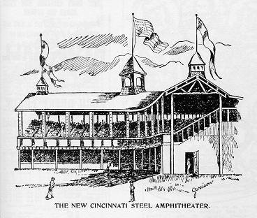 Historical image of Cincinnati Ballpark in 1894