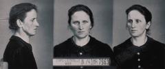 Maria Fischer Gestapo identification photo from Vienna 1943