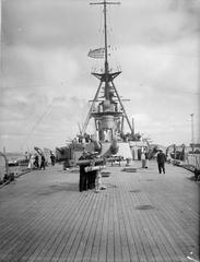 Greek Independence Day celebration on Greek cruiser HHMS Giorgios Averoff in Port Said, 1943