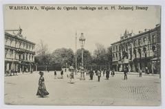 Entrance to the Saxon Garden from Iron Gate Square before 1918