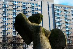 Statue of Syrenka near the Iron Gate in Warsaw