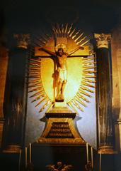 Gerokreuz bronze cross in Cologne Cathedral interior