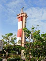 Light House in Chennai city with clear blue sky