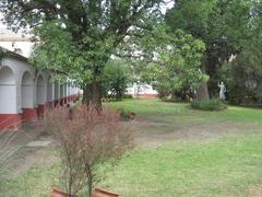 Patio of the San Carlos Convent with arches and historical architecture