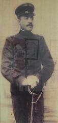 Portrait of Cayetano Alberto Silva, Afro-Uruguayan musician and composer of Marcha de San Lorenzo