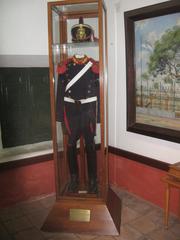 Granadero a Caballo in traditional uniform on horseback