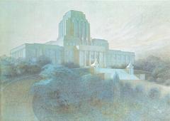 Eliel Saarinen's award-winning Finnish Parliament building design from 1908