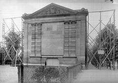 West facade of Pavillon du Jeu de Paume in Jardin des Tuileries, Paris