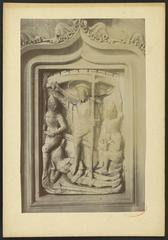 Bas-relief in alabaster at Cathédrale Saint-André de Bordeaux