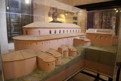 Model of early Christian church San Sebastiano fuori le Mura Rome