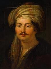 Portrait of Jan Gvalbert Rudamina wearing a turban