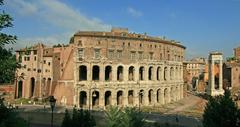 Theater of Marcellus in Rome during sunset
