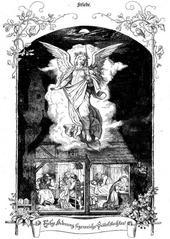 Illustration of Friedrich Schiller's poem Song of the Bell showing a blacksmith crafting a bell