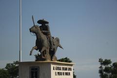 Equestrian statue of Emiliano Zapata in Morelos, Mexico