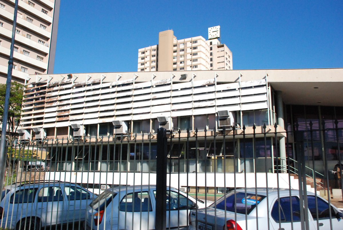 Old Bus Station building in Londrina, Brazil, currently Museu de Arte de Londrina