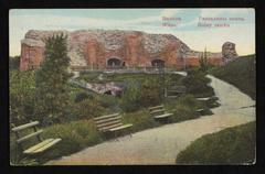 Historic Wilno Upper Castle in Vilnius from 1901 to 1914