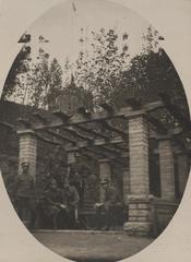Historic photograph of Vilnia Horny Zamok castle exterior 1919-1921