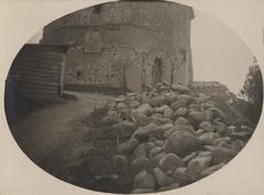 Historic view of Vilnia with Horny zamak castle from 1919-1921