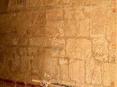 Mortuary Temple of Queen Hatshepsut in Luxor Egypt showing ancient colonnaded structure