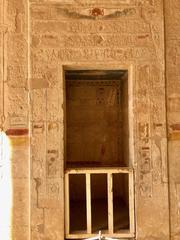 Ancient Mortuary Temple of Queen Hatshepsut at Luxor with colonnades and chapel of Anubis
