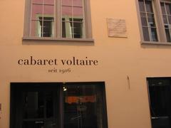 Cabaret Voltaire historic building in Zurich