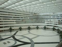 Interior of main hall at Chaeng Watthana Government Complex in Bangkok