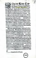 Imperial amnesty decree for former mayor Walram Rodenkirchen from Cologne historical archive