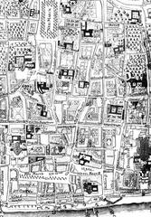 Historic copperplate city map of Cologne from 1752 by Reinhardt