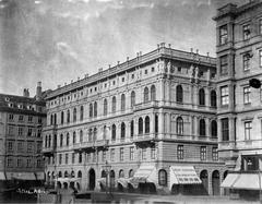 Palais Todesco historic building in Vienna in 1865