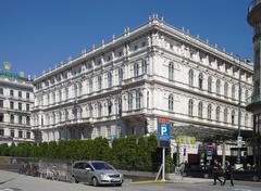 Exterior view of Stadtpalais Todesco, a historic palace with elegant architecture in Vienna