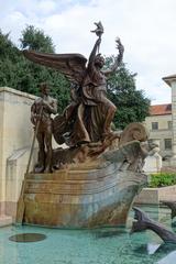 Littlefield Fountain at the University of Texas at Austin designed by Pompeo Coppini unveiled in 1933